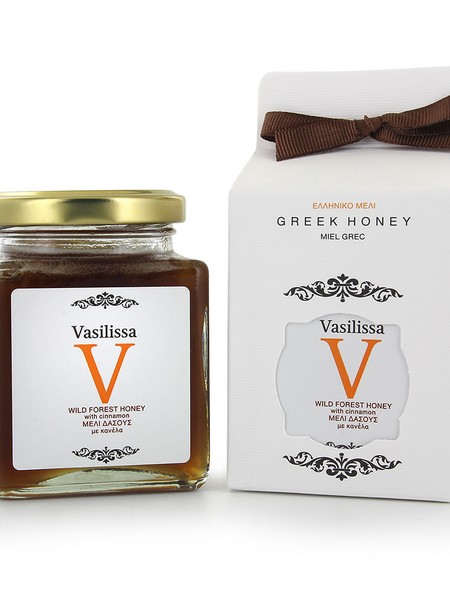 Vasilissa wildforest honey with cinnamon sticks 250g